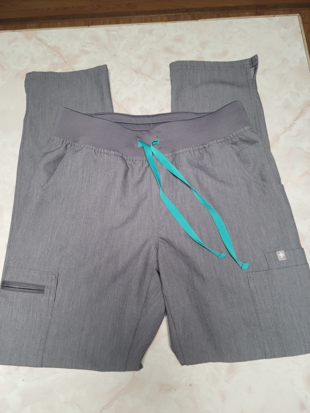 FIGS Yola Scrub Pants Graphite XS Petite Technical Collection